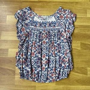 American Eagle Floral Blouse